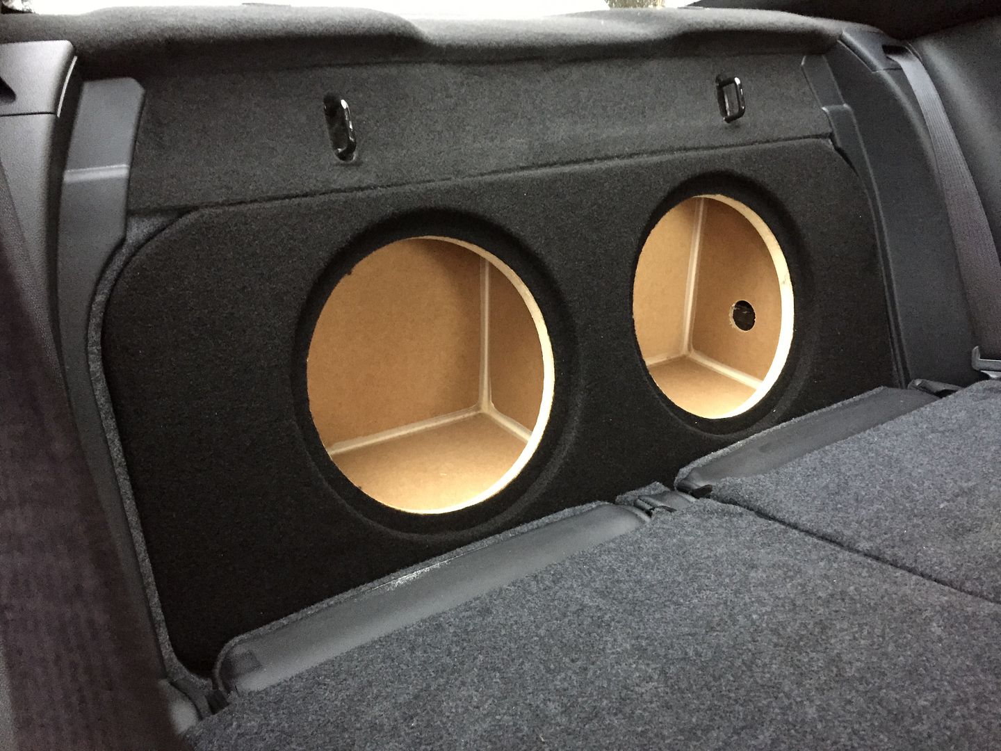 ZEnclosures 2015+ Mustang 212" FRONT FIRE Subwoofer Sub Speaker Box